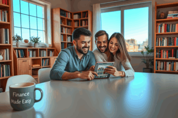 Illustration of a fast and no-bureaucracy mortgage loan process