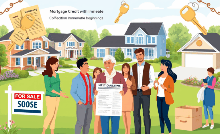 Image depicting immediate mortgage credit solutions for borrowers