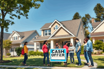 Image depicting immediate cash exchange for property purchase.