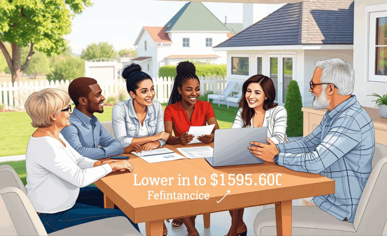 Image depicting financial charts and a calculator, symbolizing cost reduction through personal credit refinancing.