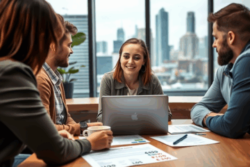 Person applying for an Easyfinancial personal loan online