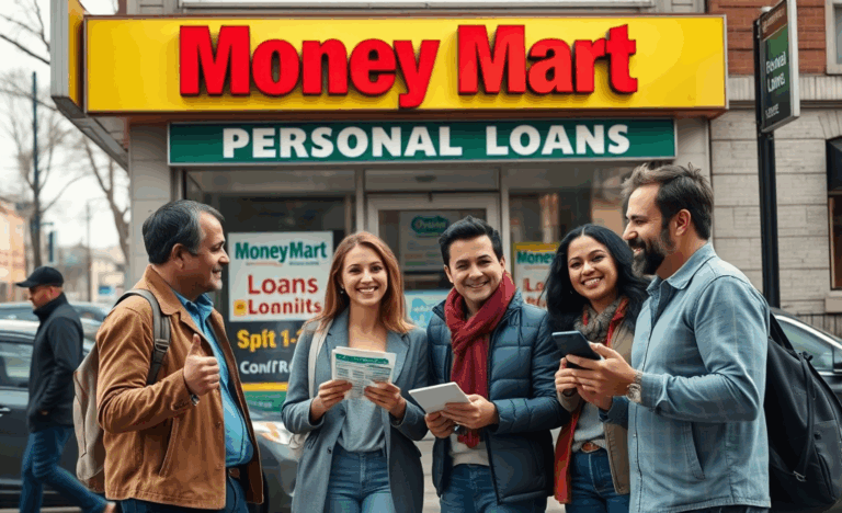 Image depicting quick loans from Money Mart for urgent financial needs.