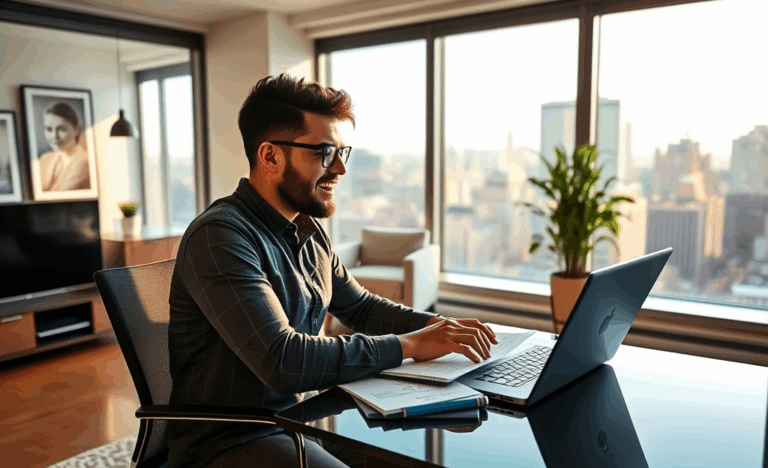 A person reviewing loan options on a laptop, representing SoFi Personal Loans for quick financial assistance.